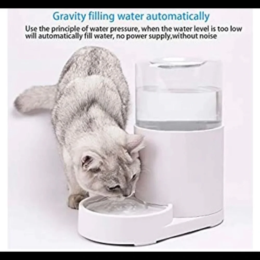 JUNSPOW Pet Water Dispenser 2.5L Large Capacity Automatic Water Dispenser